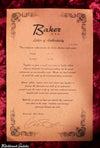 2001 Baker B1 59 Model NAMM Limited #46/100 Trans Amber