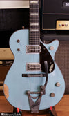 2022 Gretsch Masterbuilt Steven Stern G6128-CS ’59 Duo Jet Heavy Relic Motor City Blue