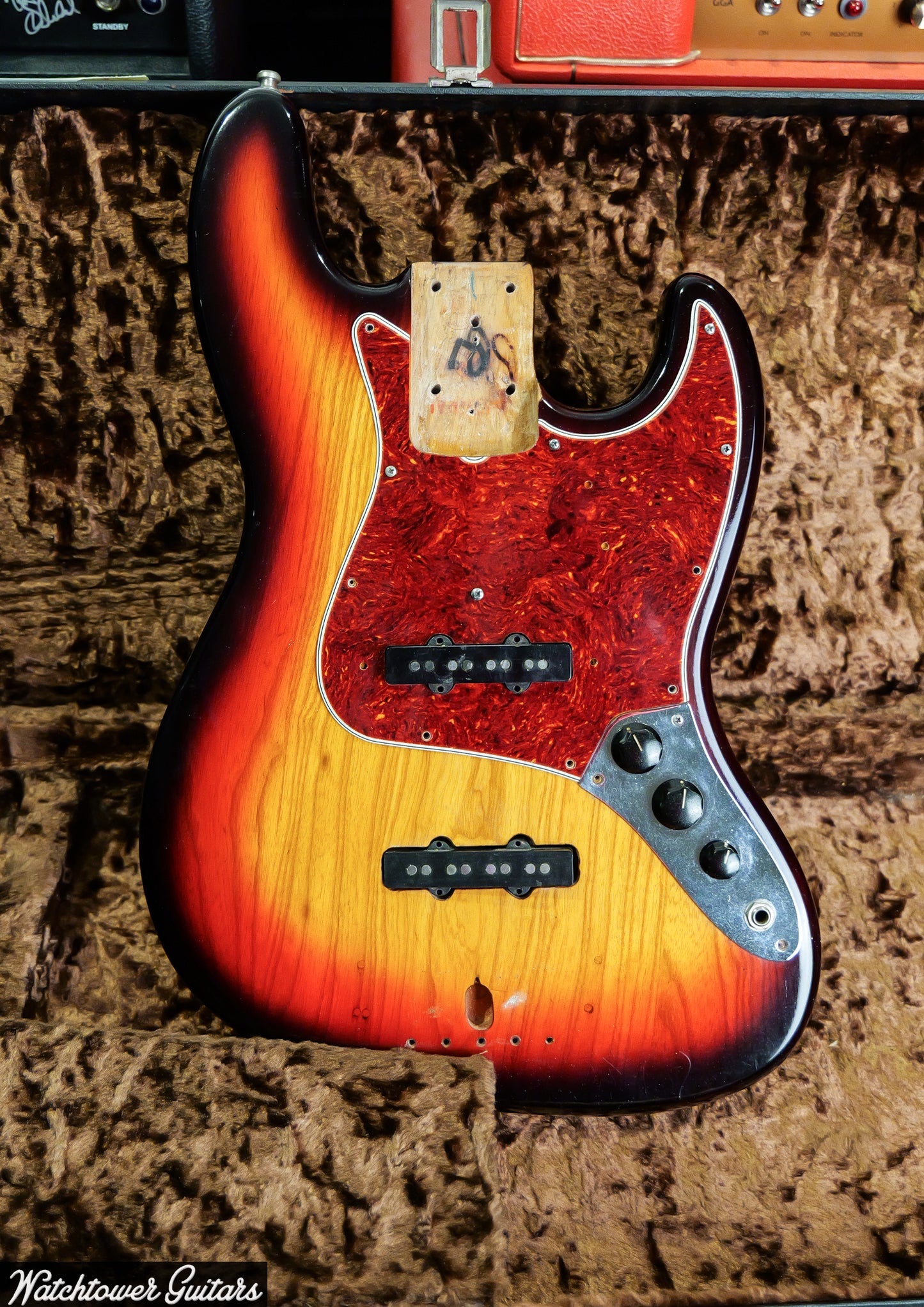 1973 Fender Jazz Bass Loaded Body - Refinished Sunburst