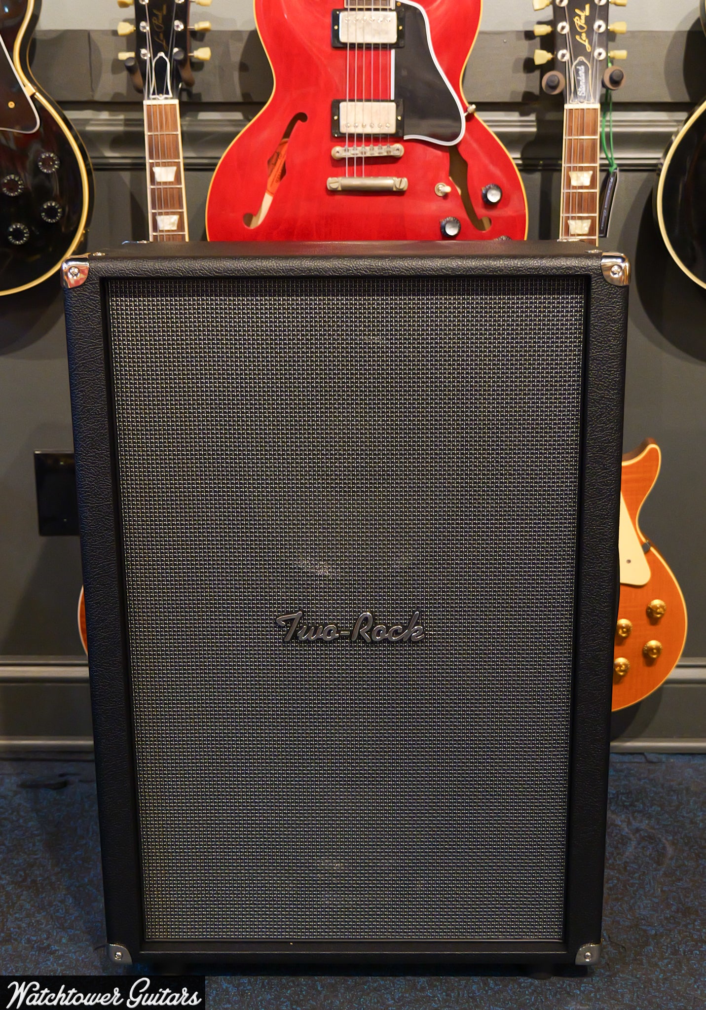 Two Rock 2x12 Cabinet in Black Bronco/Modern Silver Grill (SN21717)
