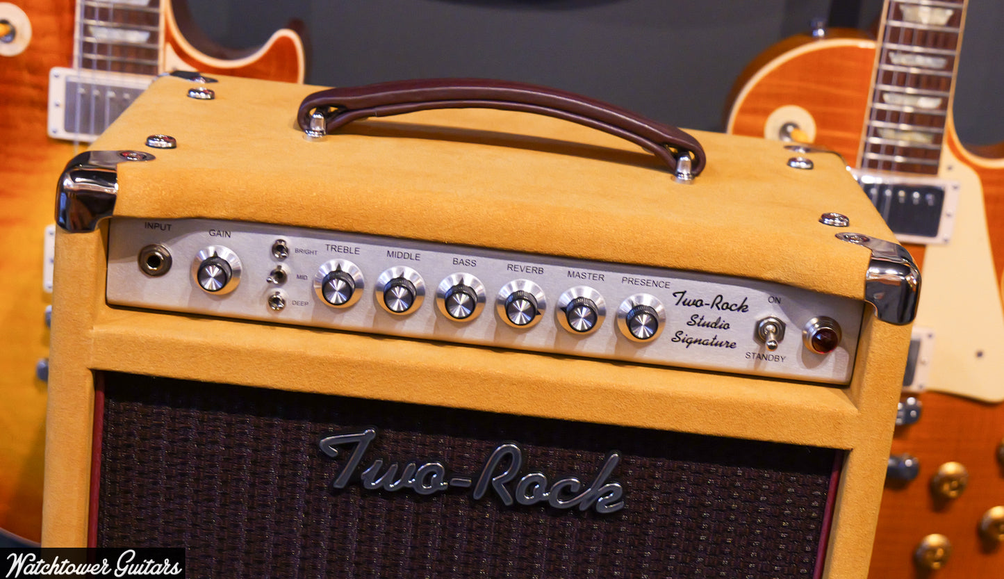 Two Rock Studio Signature combo - Buckskin Suede (SN 1533)