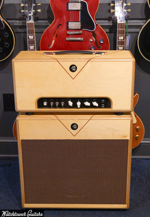 Divided by 13 CCC 9/15 Head & 1x12F Cabinet Natural Wood with Amber Shellac