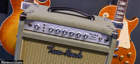 Two Rock Studio Signature Combo - Moss Green Suede (SN 1532)