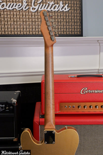 2025 Danocaster Single Cut Double Bound Firemist Gold