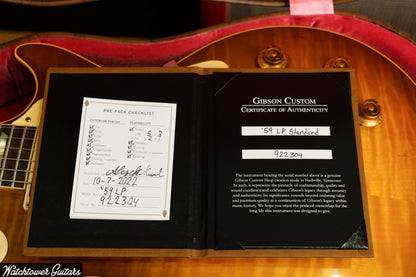 2022 Gibson 1959 R9 Les Paul Standard Reissue Golden Poppy "Gibson Garage Exclusive"