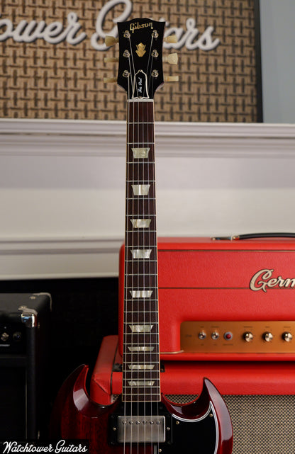 2021 Gibson 60th Anniversary 1961 SG Standard Sideways Vibrola Cherry