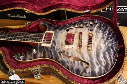 Paul Reed Smith PRS Private Stock Watchtower Run 594 Hollowbody II Quilt Frostbite Glow