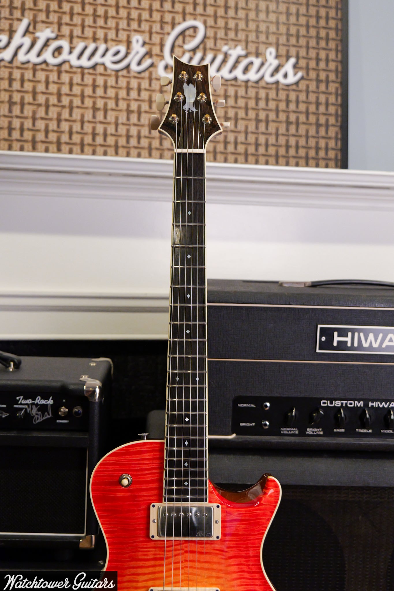 Paul Reed Smith PRS Private Stock Watchtower Run 594 Singlecut Blood Orange Glow