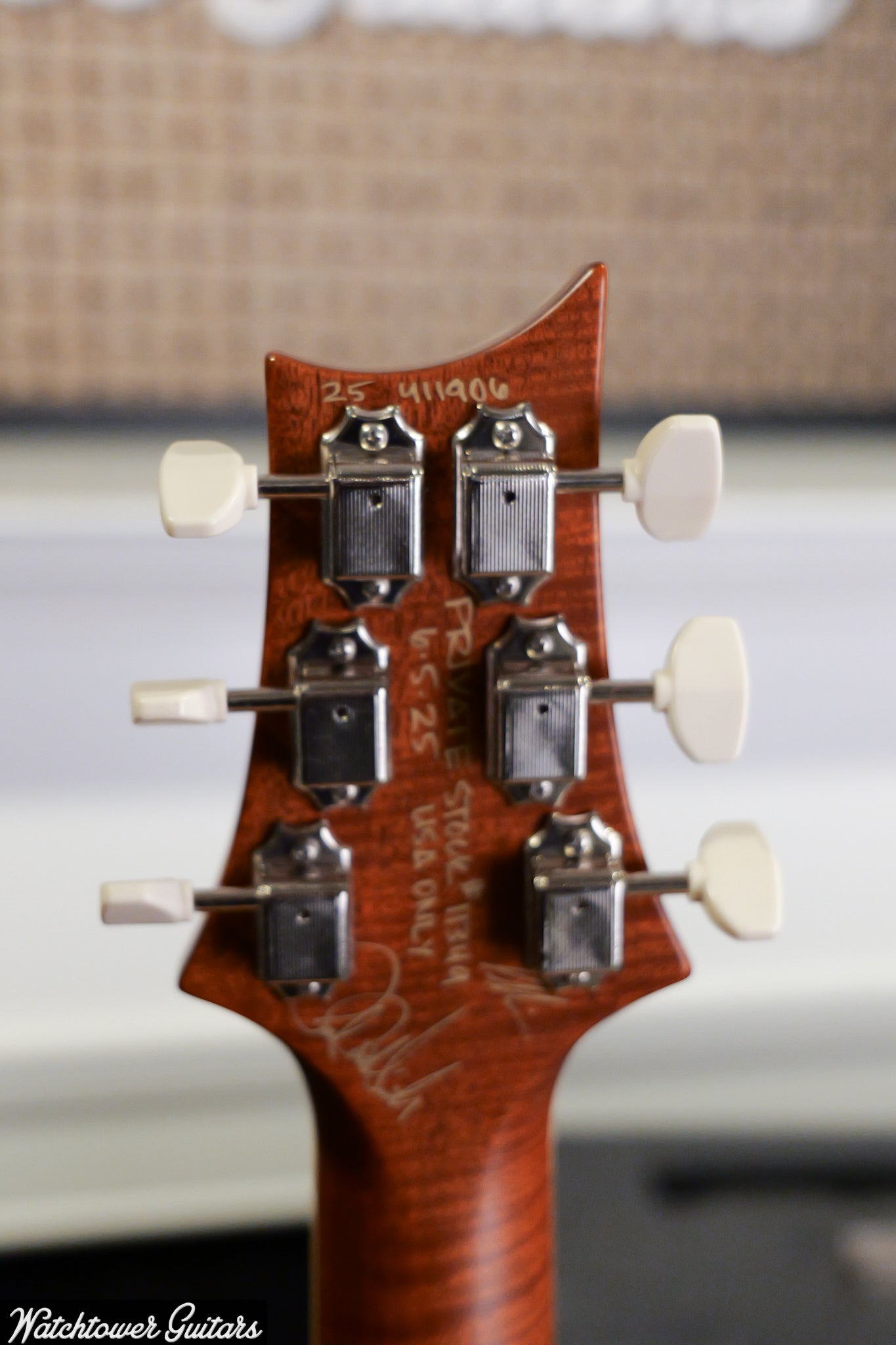 Paul Reed Smith PRS Private Stock Watchtower Run 594 Singlecut Blood Orange Glow