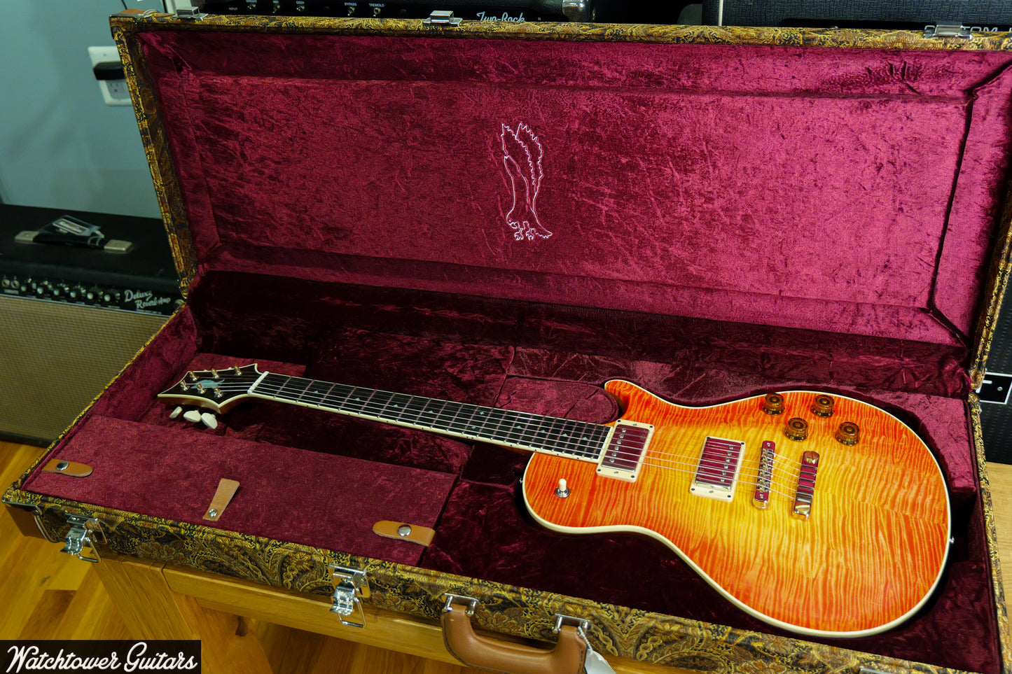 Paul Reed Smith PRS Private Stock Watchtower Run 594 Singlecut Blood Orange Glow