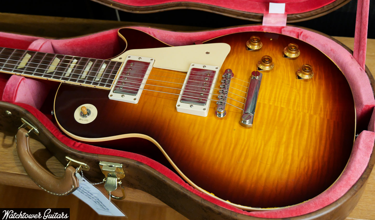 2021 Gibson 1959 Standard Murphy Lab Light Aged Cherry Tea Burst
