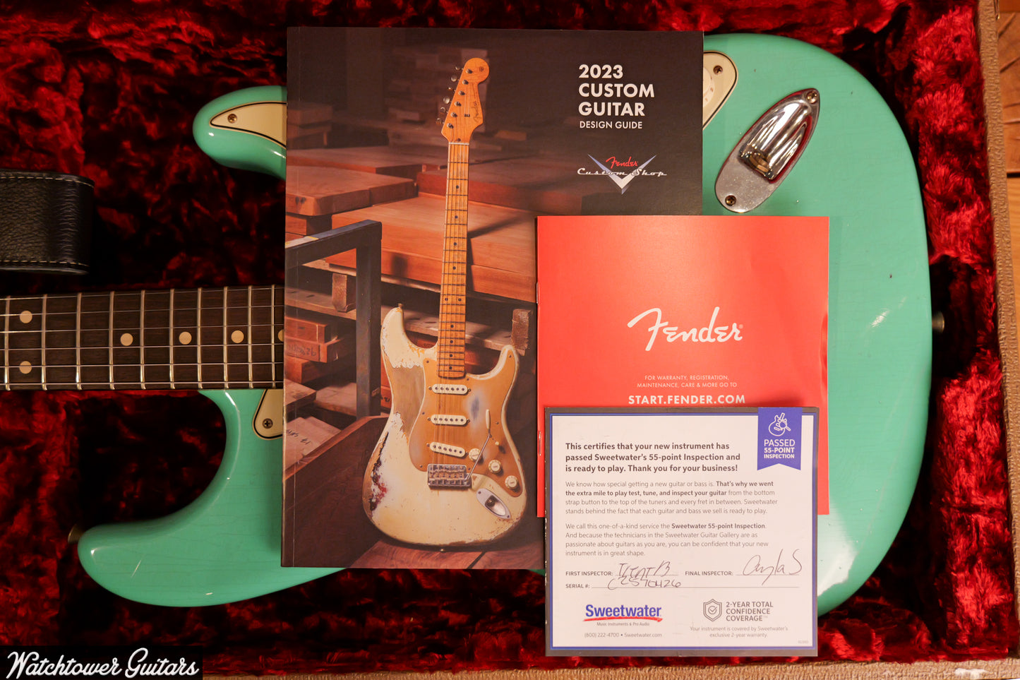 2024 Fender Custom Shop Journeyman 1962/63 Stratocaster Faded Seafoam Green