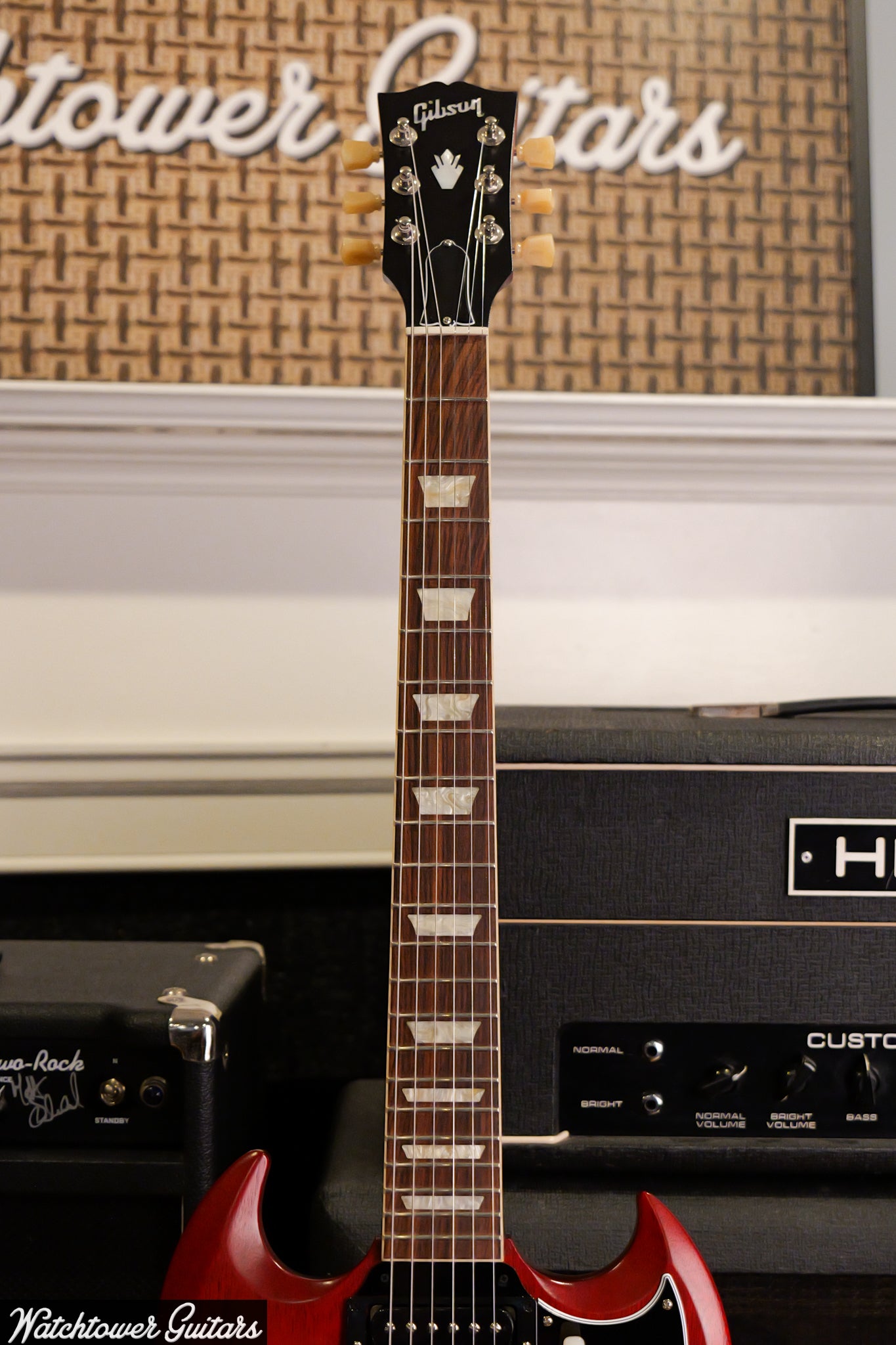 2023 Gibson SG Standard '61 Faded Maestro Vibrola Vintage Cherry