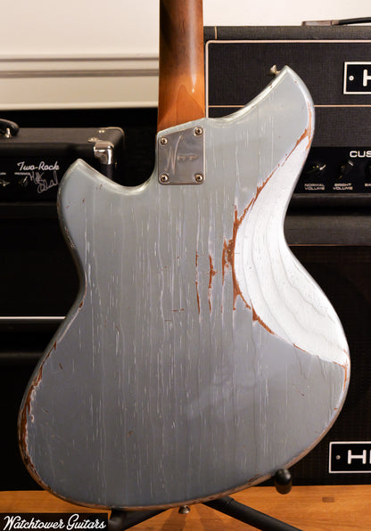 2024 Novo Guitars Serus P2 Gold Foil Pickups Ice Blue Metallic