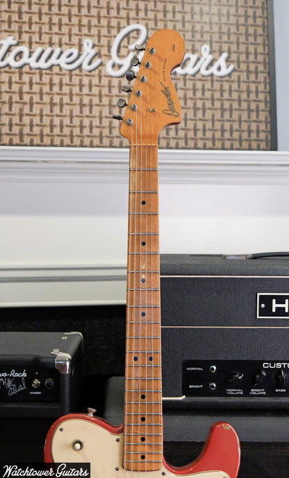 2015 Danocaster Single Cut Deluxe Candy Tangerine