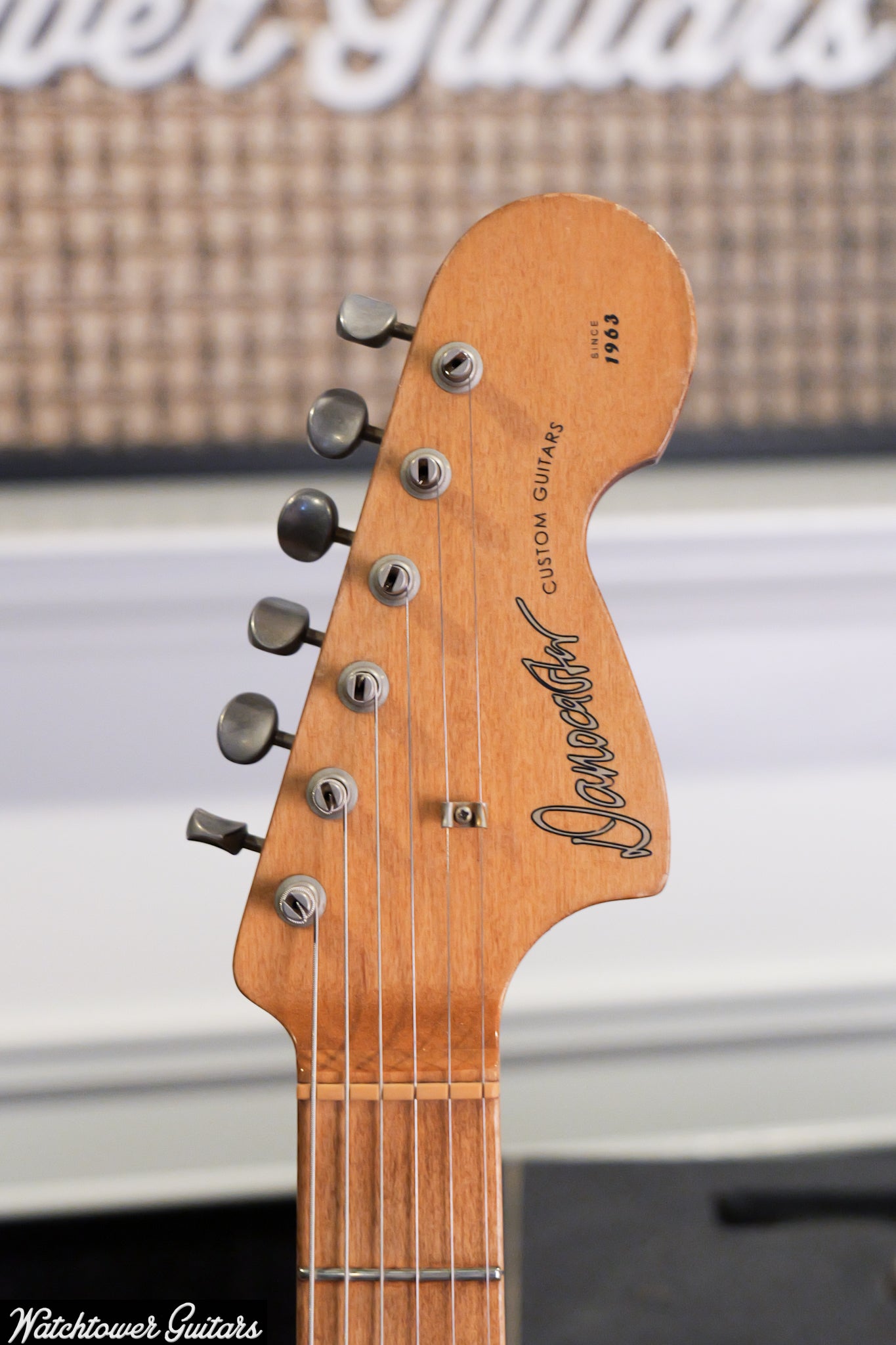 2015 Danocaster Single Cut Deluxe Candy Tangerine