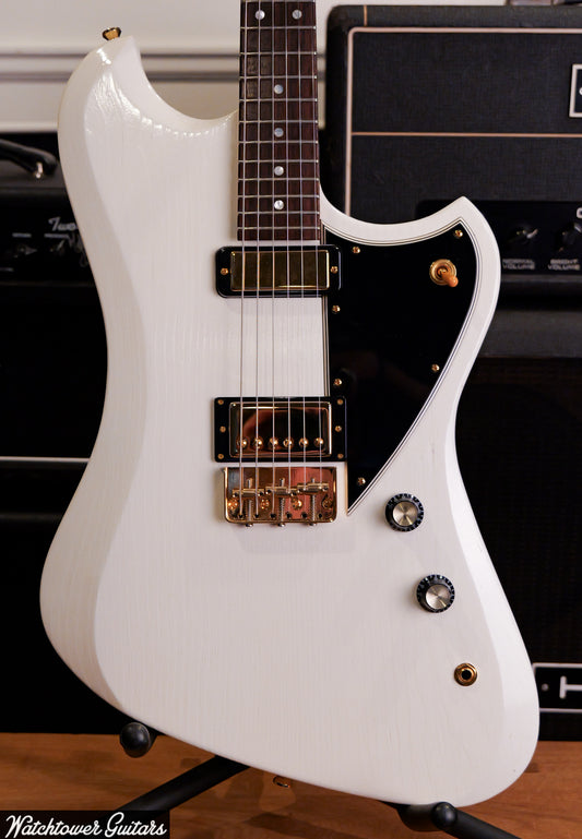 2024 Novo Voltur V2 Gold Hardware w/ Fralin Firebird & HB Olympic White