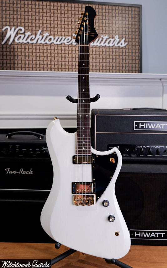 2024 Novo Voltur V2 Gold Hardware w/ Fralin Firebird & HB Olympic White