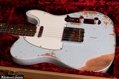 2022 Fender Custom Shop 1960 Telecaster Custom Heavy Relic Sonic Blue