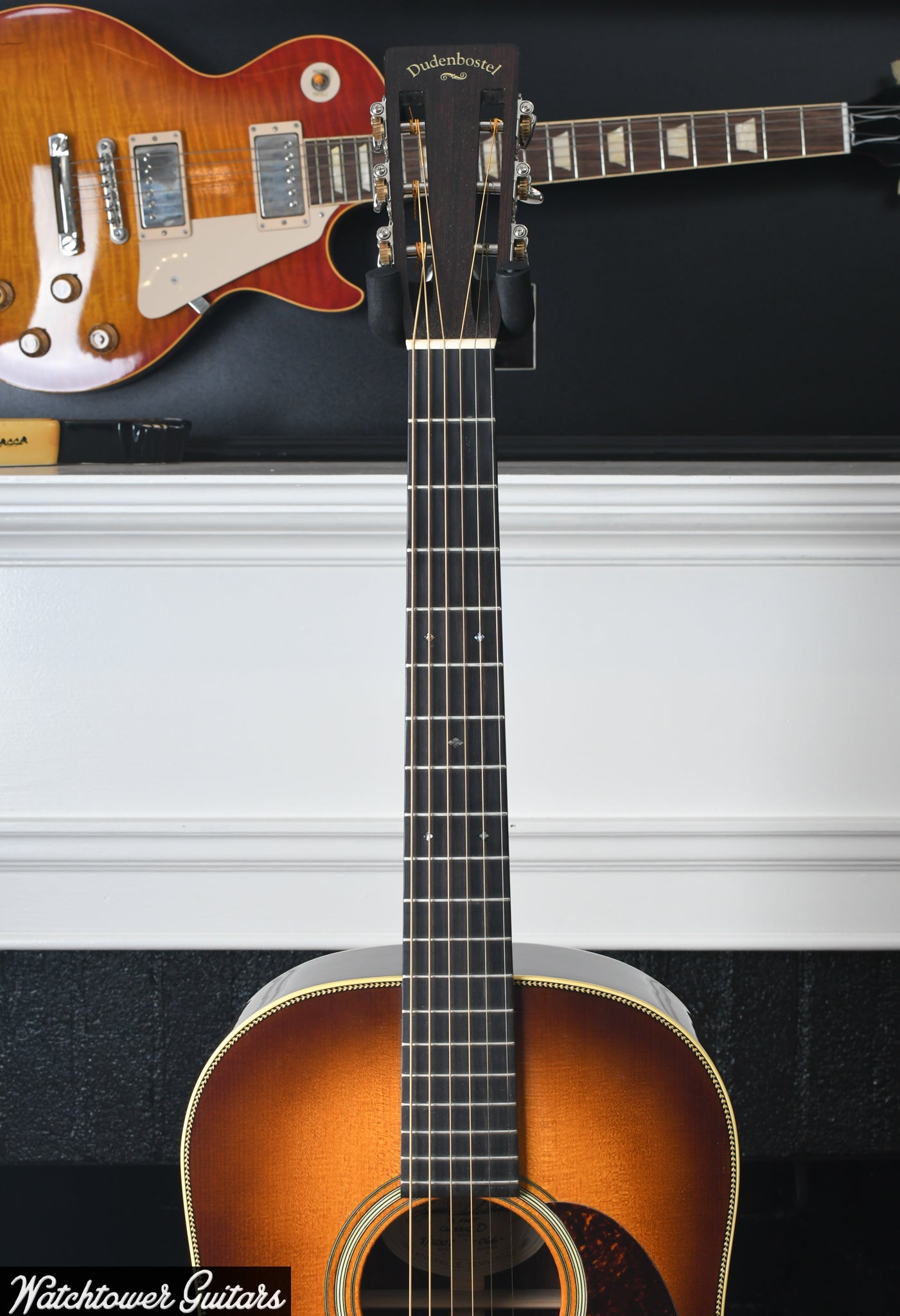 2008 Dudenbostel 12 Fret Herringbone D Model Sunburst Brazilian Rosewood