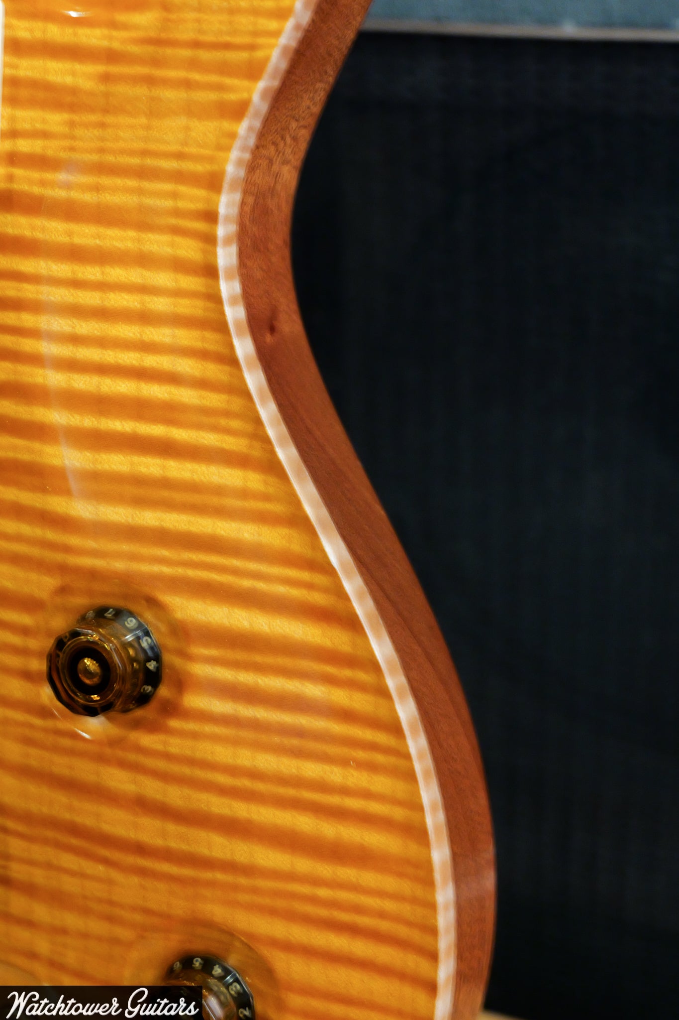 2010 PRS Modern Eagle II 25th Anniversary Yellow Tiger Rosewood Neck