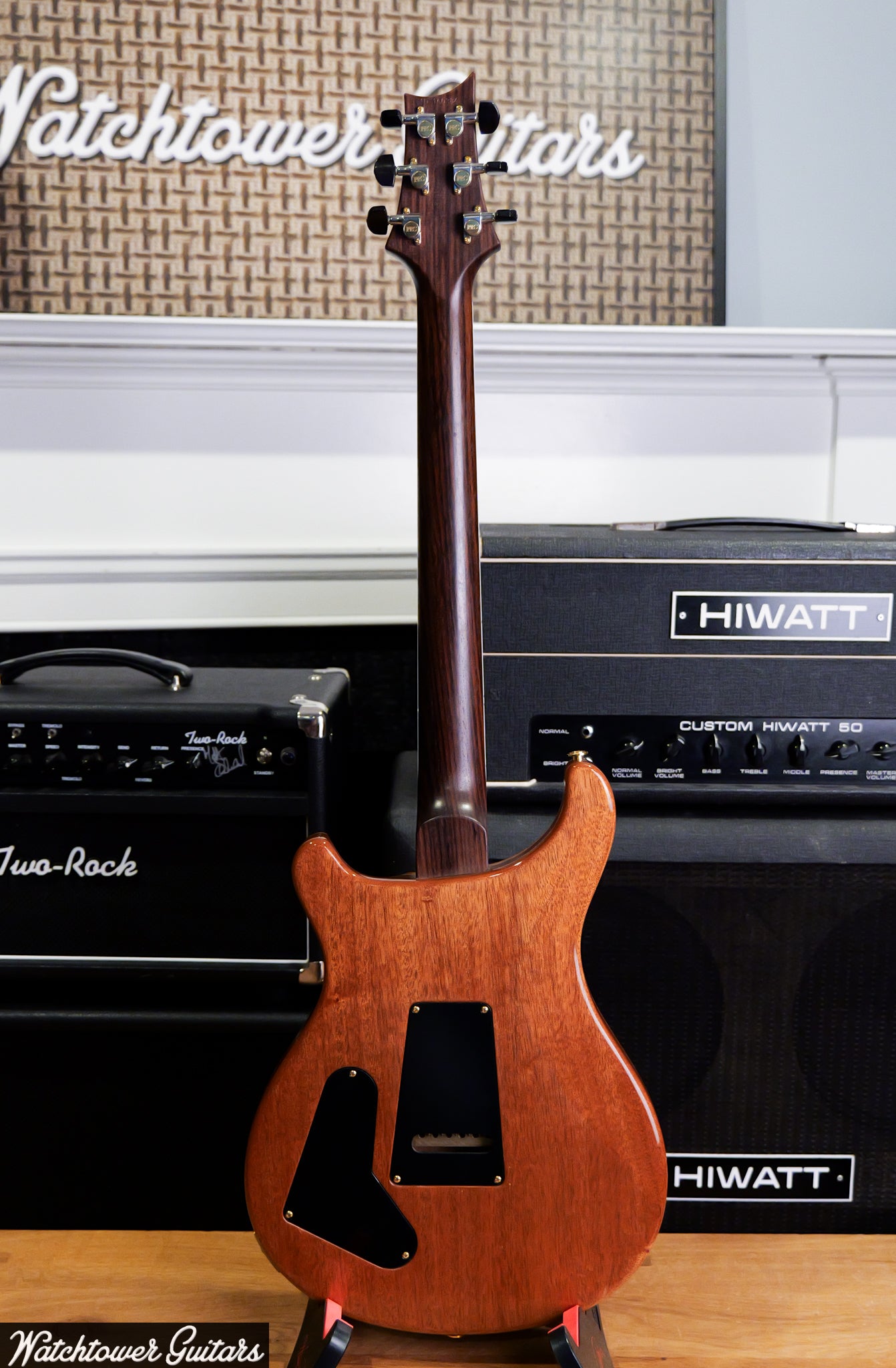 2010 PRS Modern Eagle II 25th Anniversary Yellow Tiger Rosewood Neck