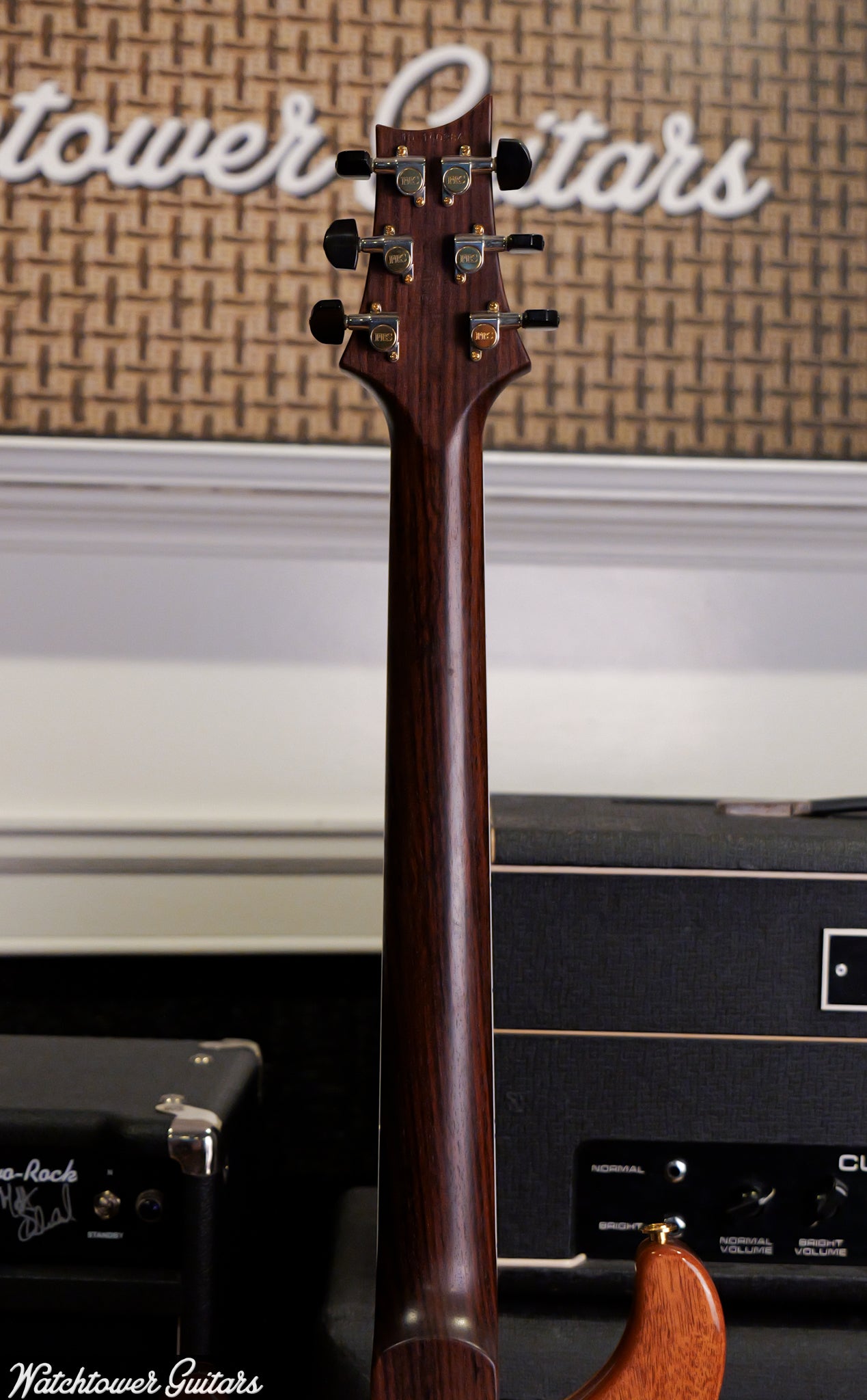 2010 PRS Modern Eagle II 25th Anniversary Yellow Tiger Rosewood Neck