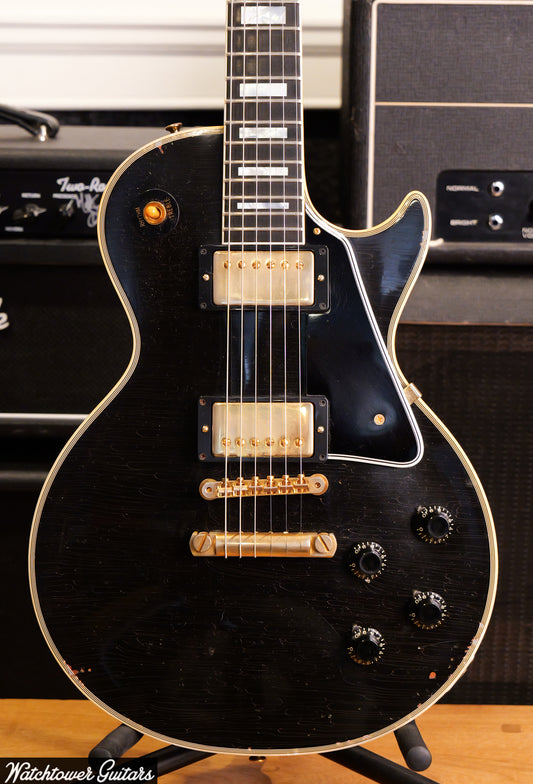 2018 Gibson Les Paul 1957 Custom Wildwood Spec Tom Murphy Aged Black Beauty