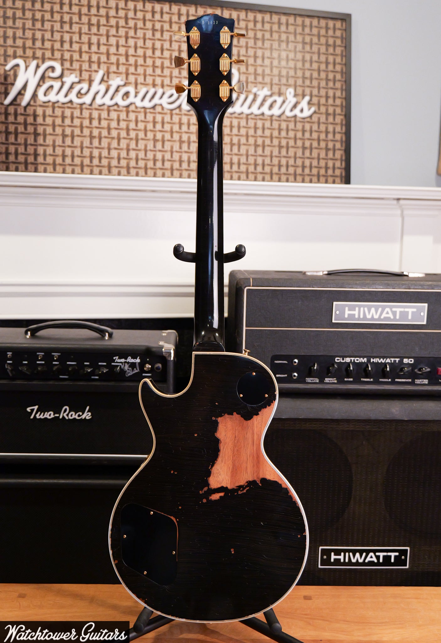 2018 Gibson Les Paul 1957 Custom Wildwood Spec Tom Murphy Aged Black Beauty