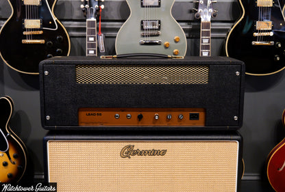 Germino Lead 55 LV Master Volume & Style II 2x12 Cabinet Black Tolex