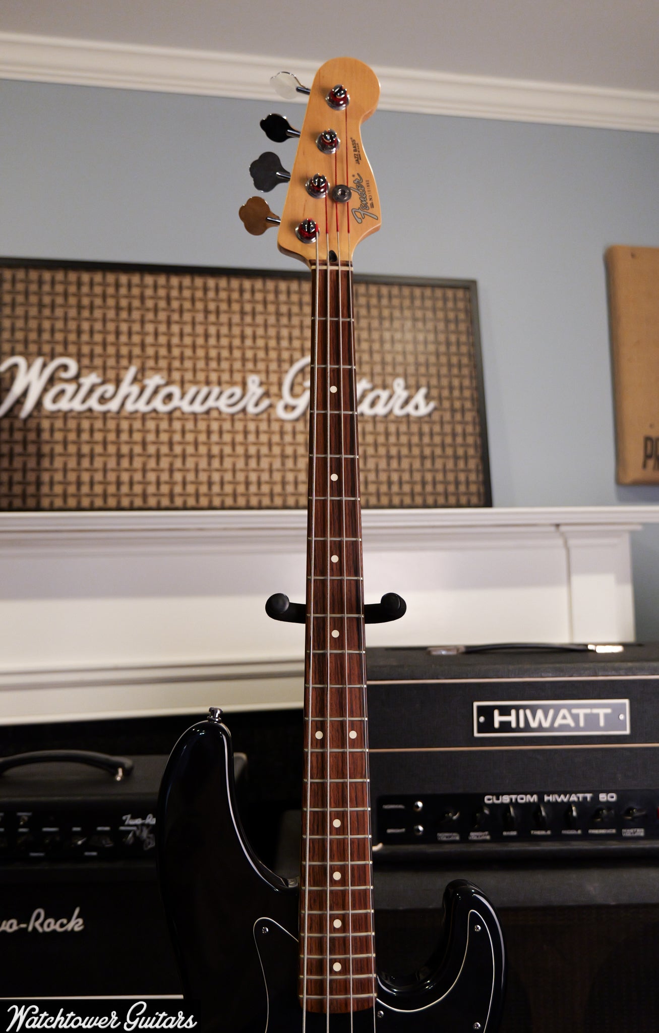 1993 Fender Jazz Bass Long Horn Black
