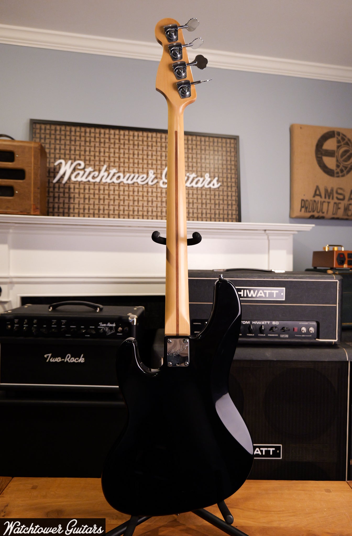 1993 Fender Jazz Bass Long Horn Black