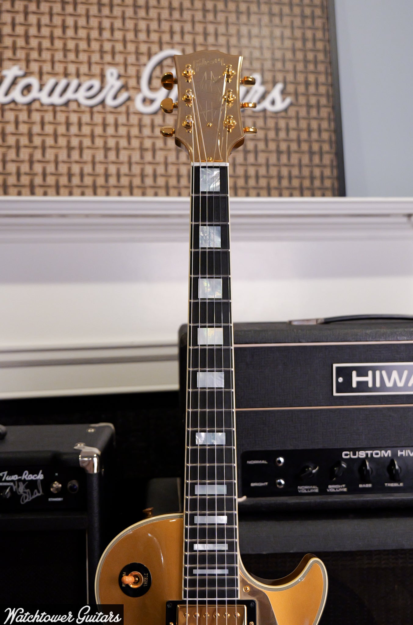 2007 Gibson Les Paul Custom 1957 50th Anniversary #102 Gold