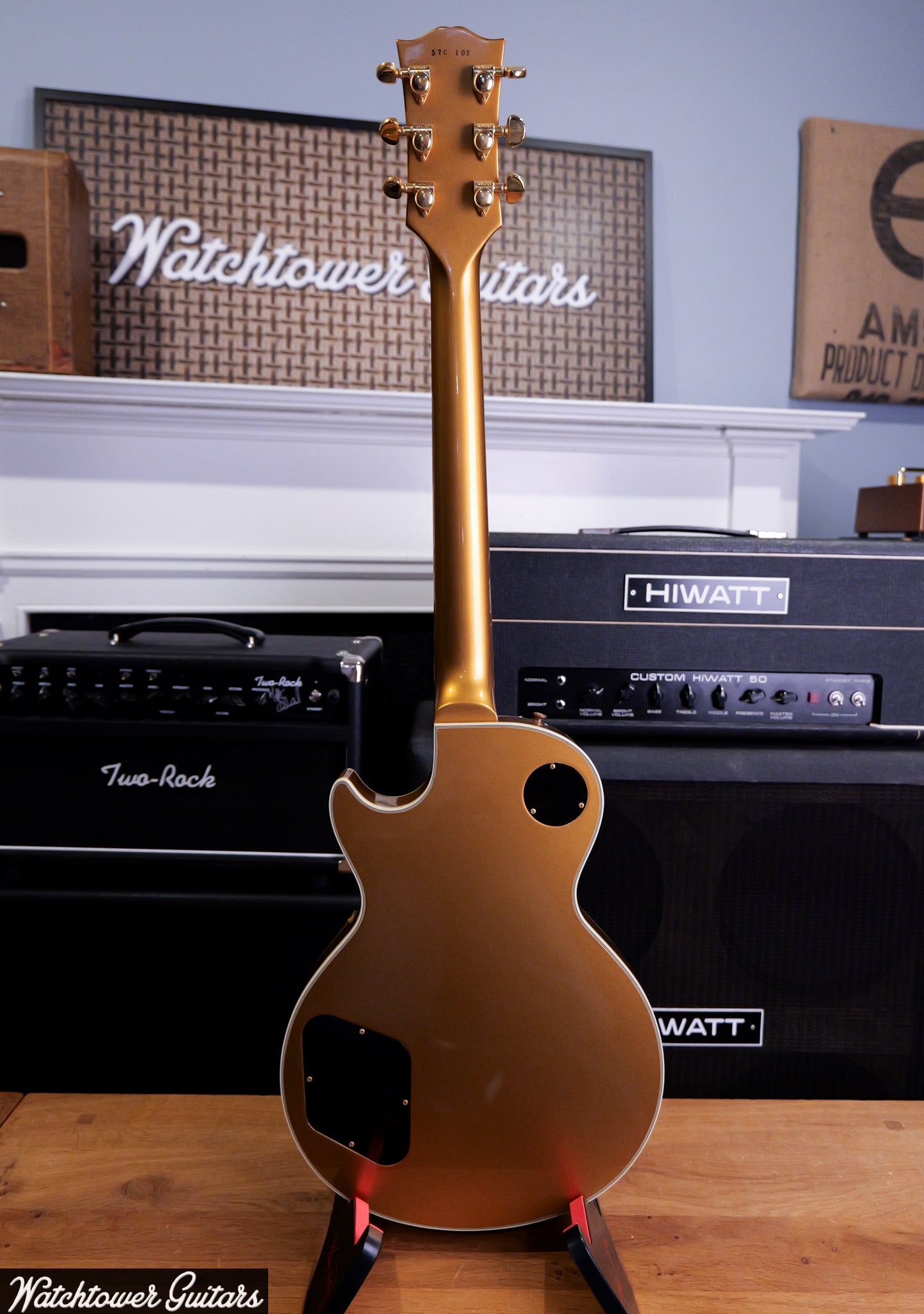 2007 Gibson Les Paul Custom 1957 50th Anniversary #102 Gold