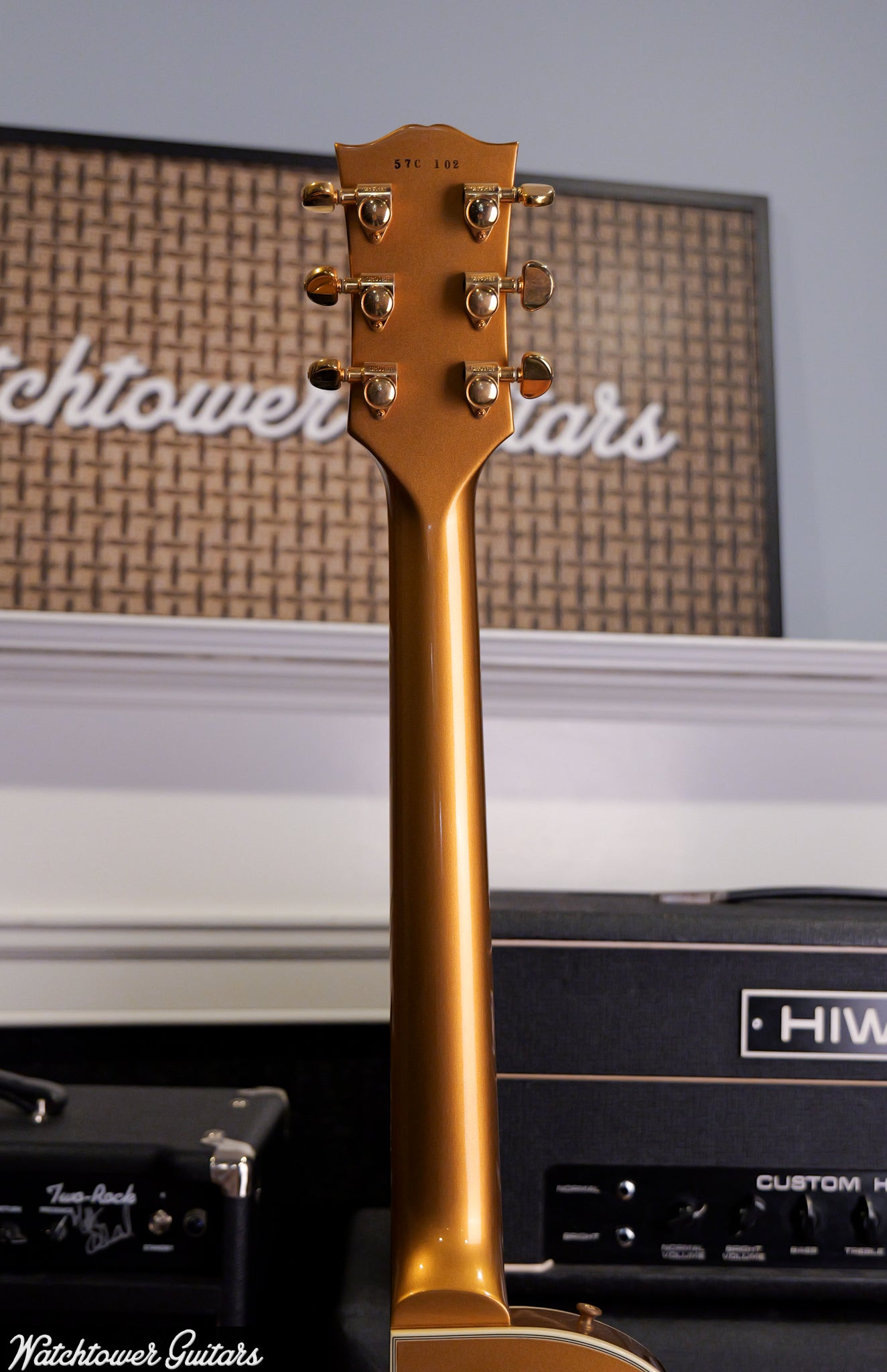 2007 Gibson Les Paul Custom 1957 50th Anniversary #102 Gold