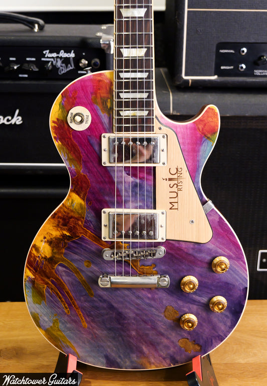 2005 Gibson "Music Rising" Hurricane Katrina Benefit Les Paul Mardi Gras Tie Dye #300/300!!!