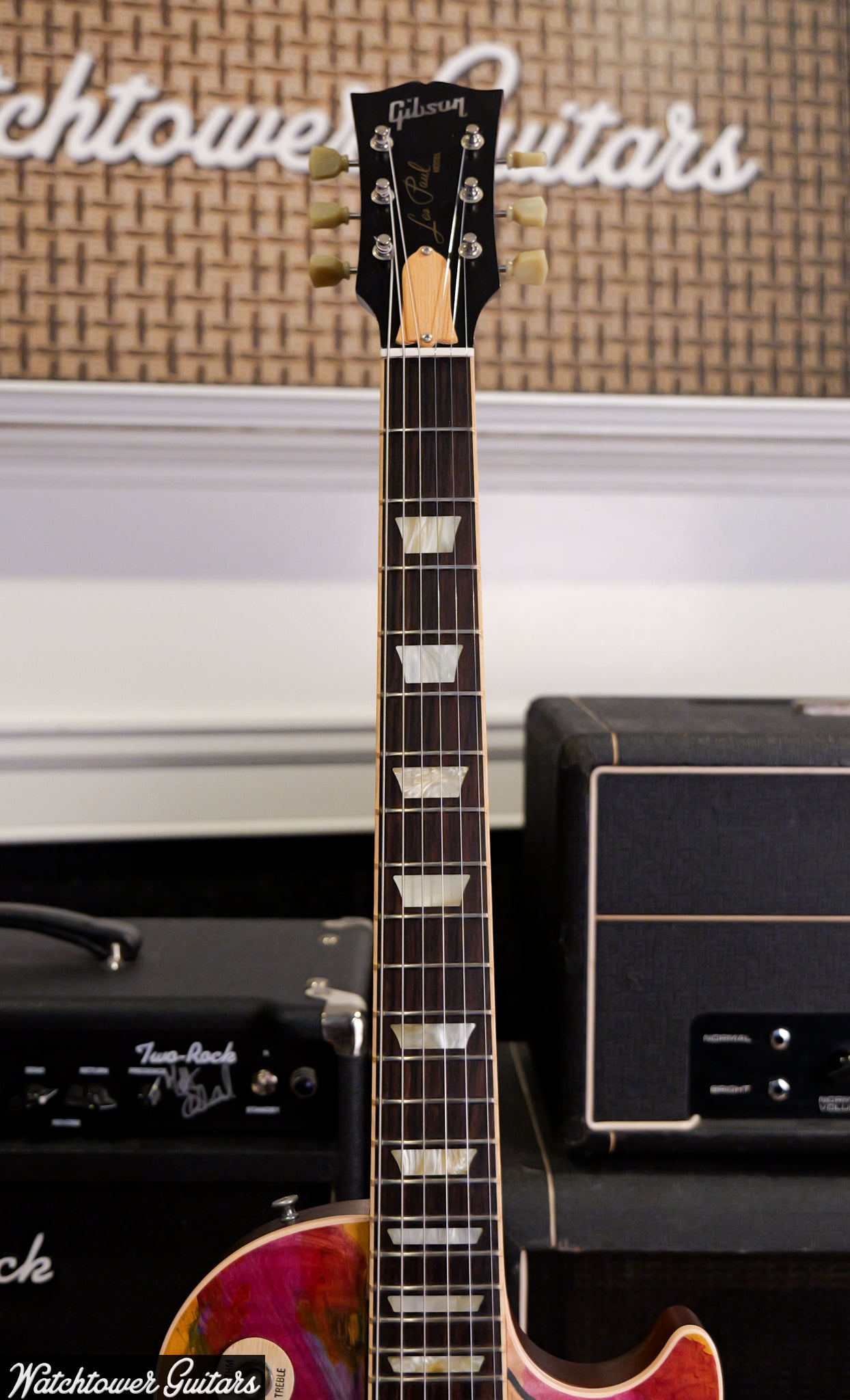 2005 Gibson "Music Rising" Hurricane Katrina Benefit Les Paul Mardi Gras Tie Dye #300/300!!!