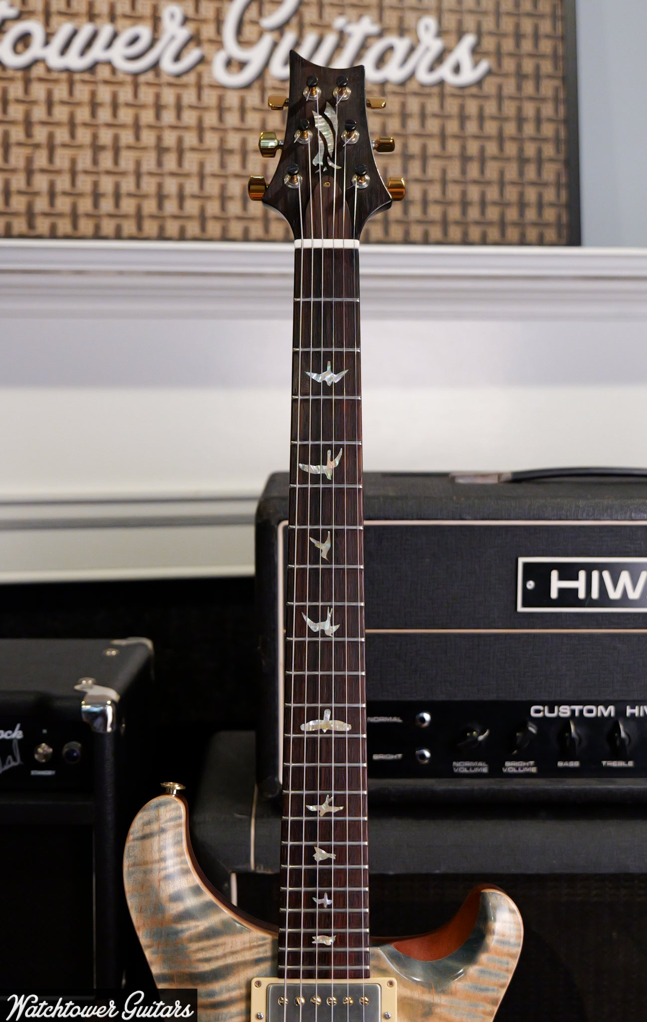 2006 PRS Modern Eagle Faded Blue Jean Brazilian Rosewood Neck Ron Ellis Pickups