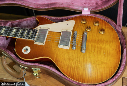 2025 Historic Makeovers Real Deal Series "Linda" Gibson Les Paul 1959 R9 Standard Brazilian Faded Cherry Sunburst