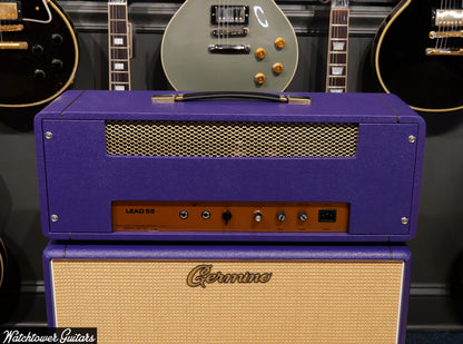 Germino Lead 55 LV Master Volume & Style II 2x12 Cabinet Purple Tolex