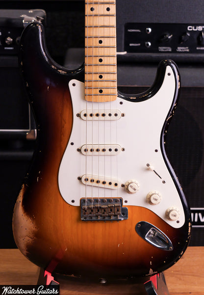 2014 Fender '57 Stratocaster WW10 Masterbuilt John Cruz Heavy Relic Sunburst