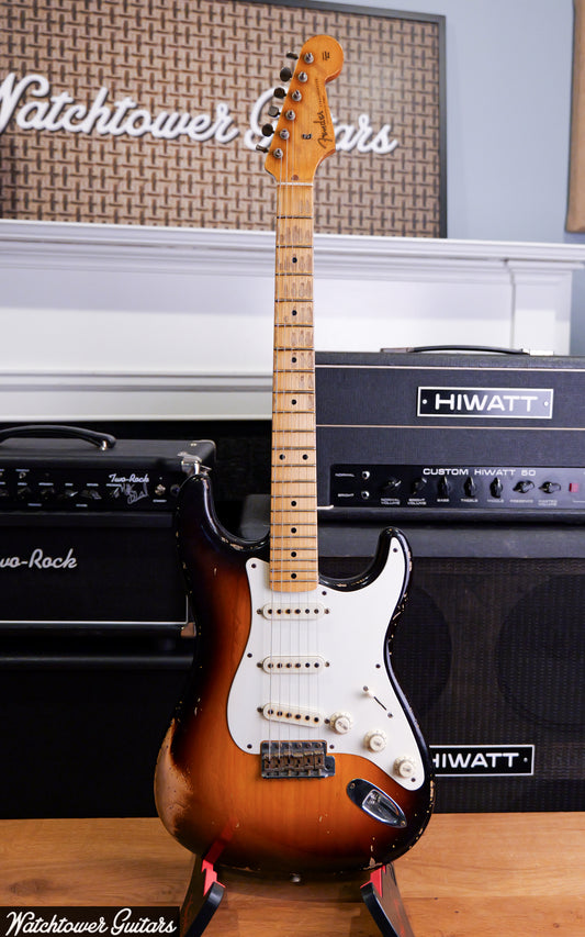 2014 Fender '57 Stratocaster WW10 Masterbuilt John Cruz Heavy Relic Sunburst