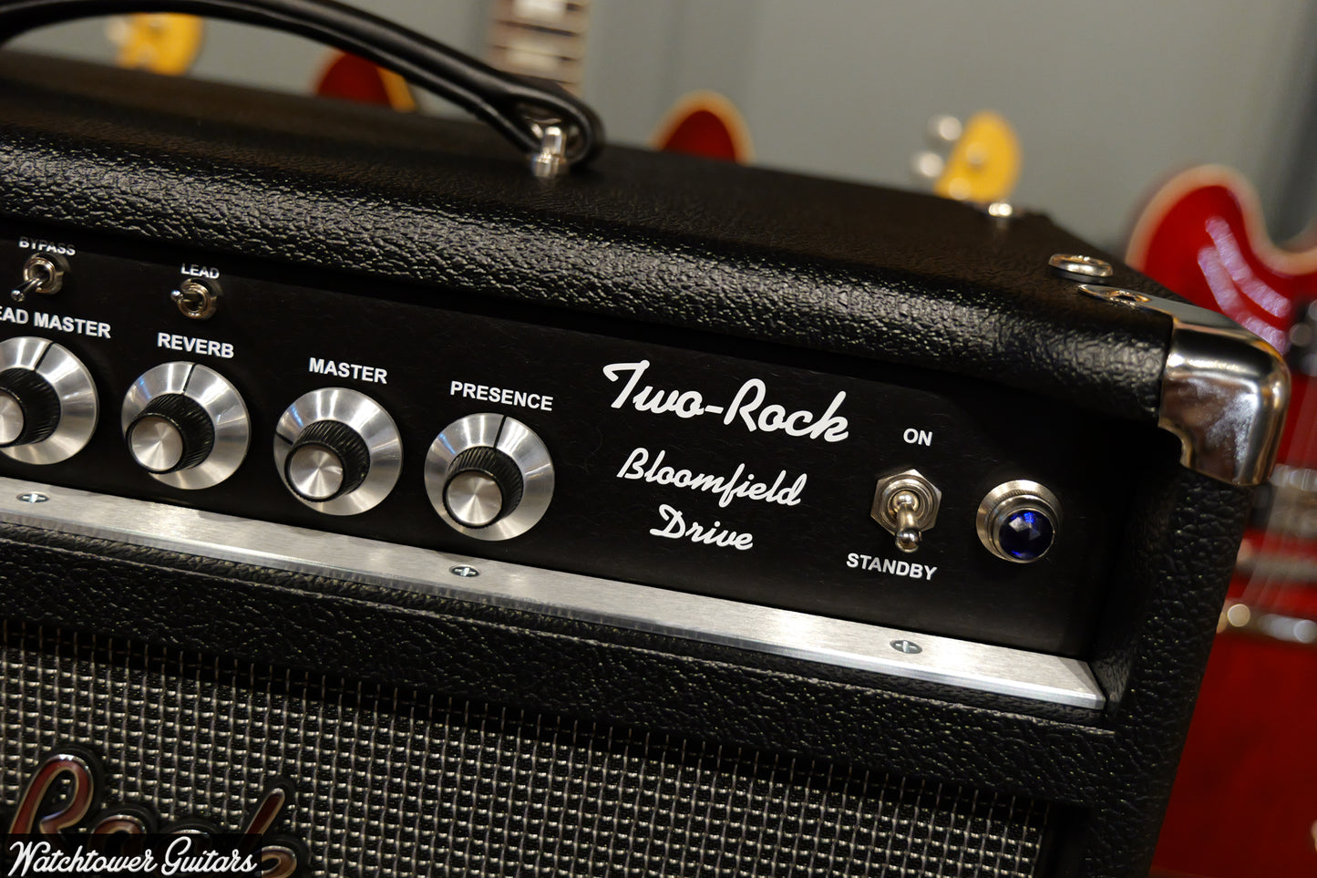 Two Rock Bloomfield Drive 100 Watt Head Black Bronco/Modern Silver Grill (SN 821)