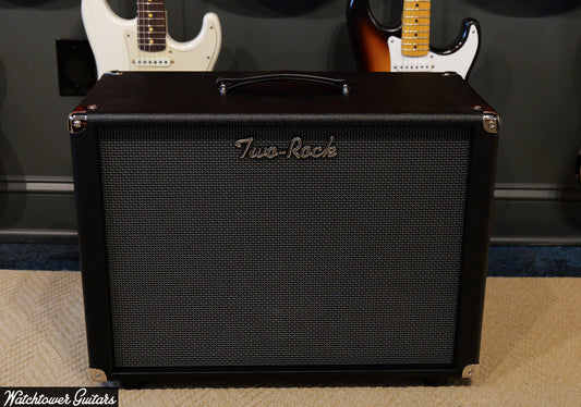 Two Rock 1x12 Cabinet in Black Bronco with Modern Silver Grill