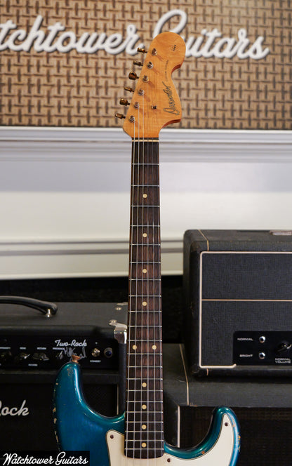 2017 Danocaster Double Cut, Ocean Turquoise with Arcane 61's