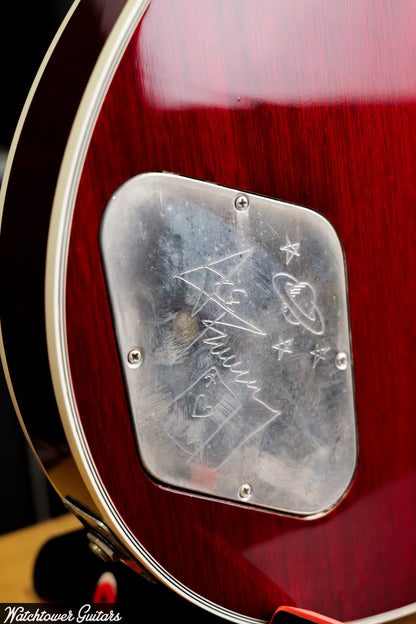 1998 Gibson Ace Frehley's Personal Signature Les Paul Custom Cherry Sunburst
