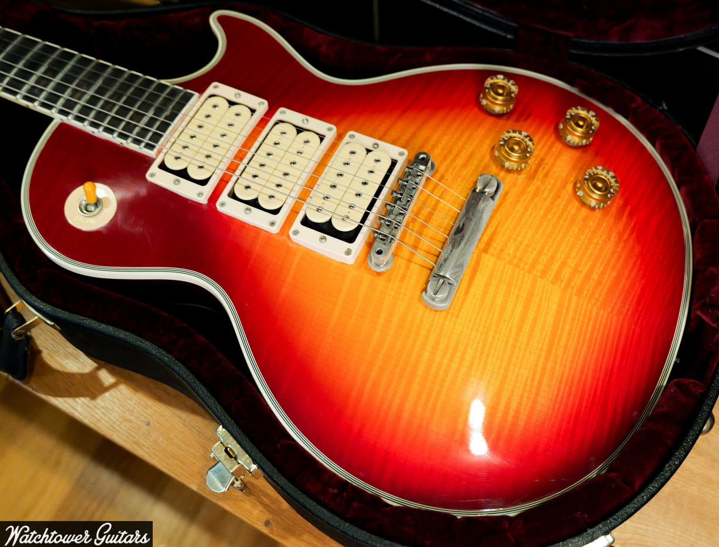 1998 Gibson Ace Frehley's Personal Signature Les Paul Custom Cherry Sunburst