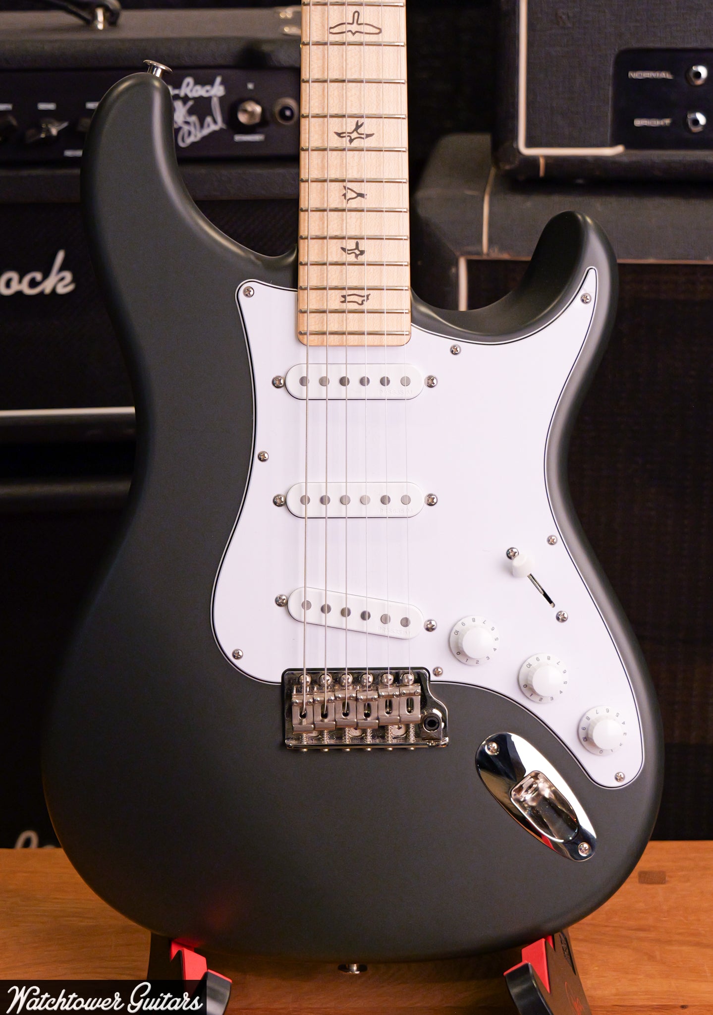 2025 Paul Reed Smith PRS Silver Sky Faded Black Tee Satin