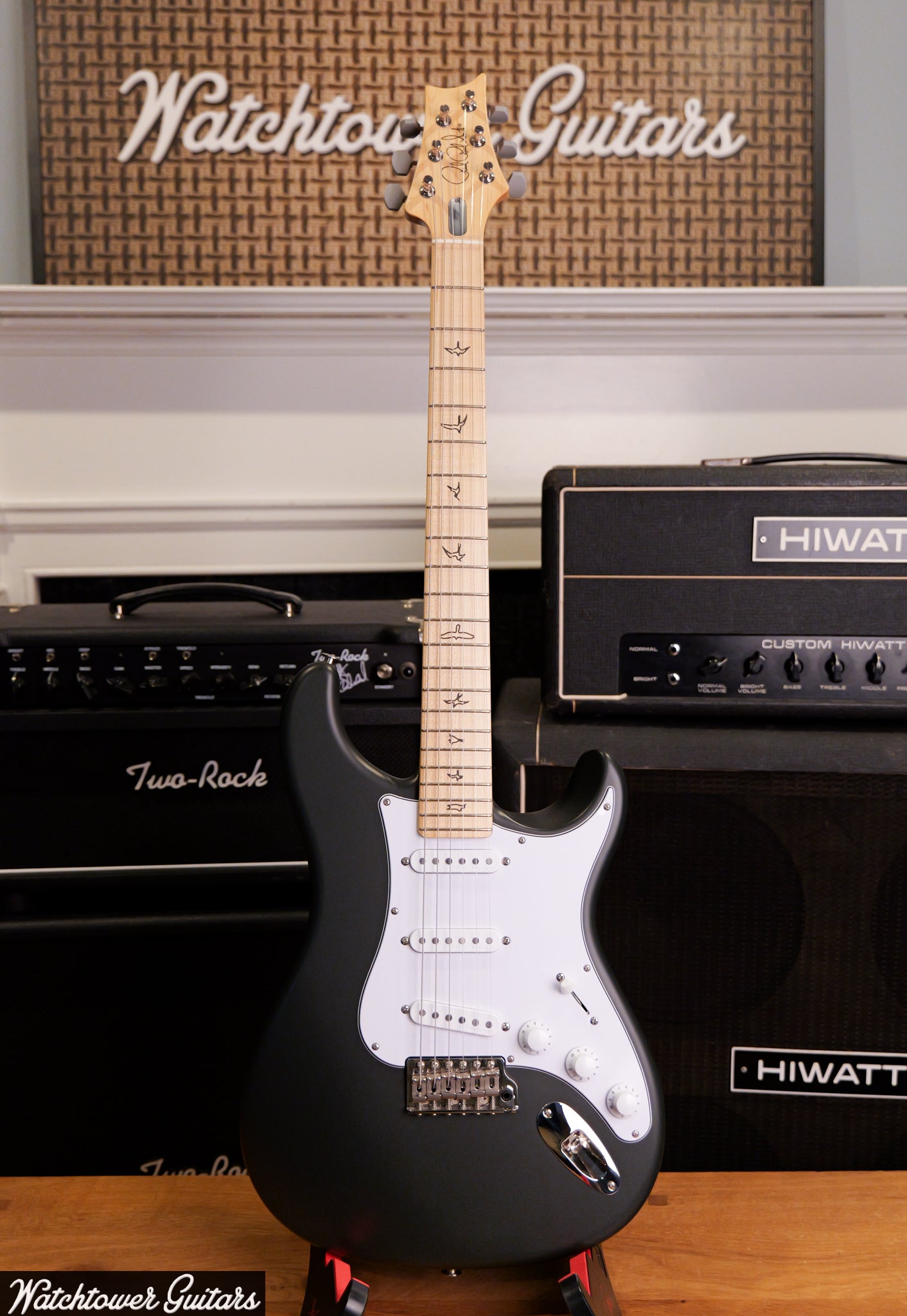 2025 Paul Reed Smith PRS Silver Sky Faded Black Tee Satin