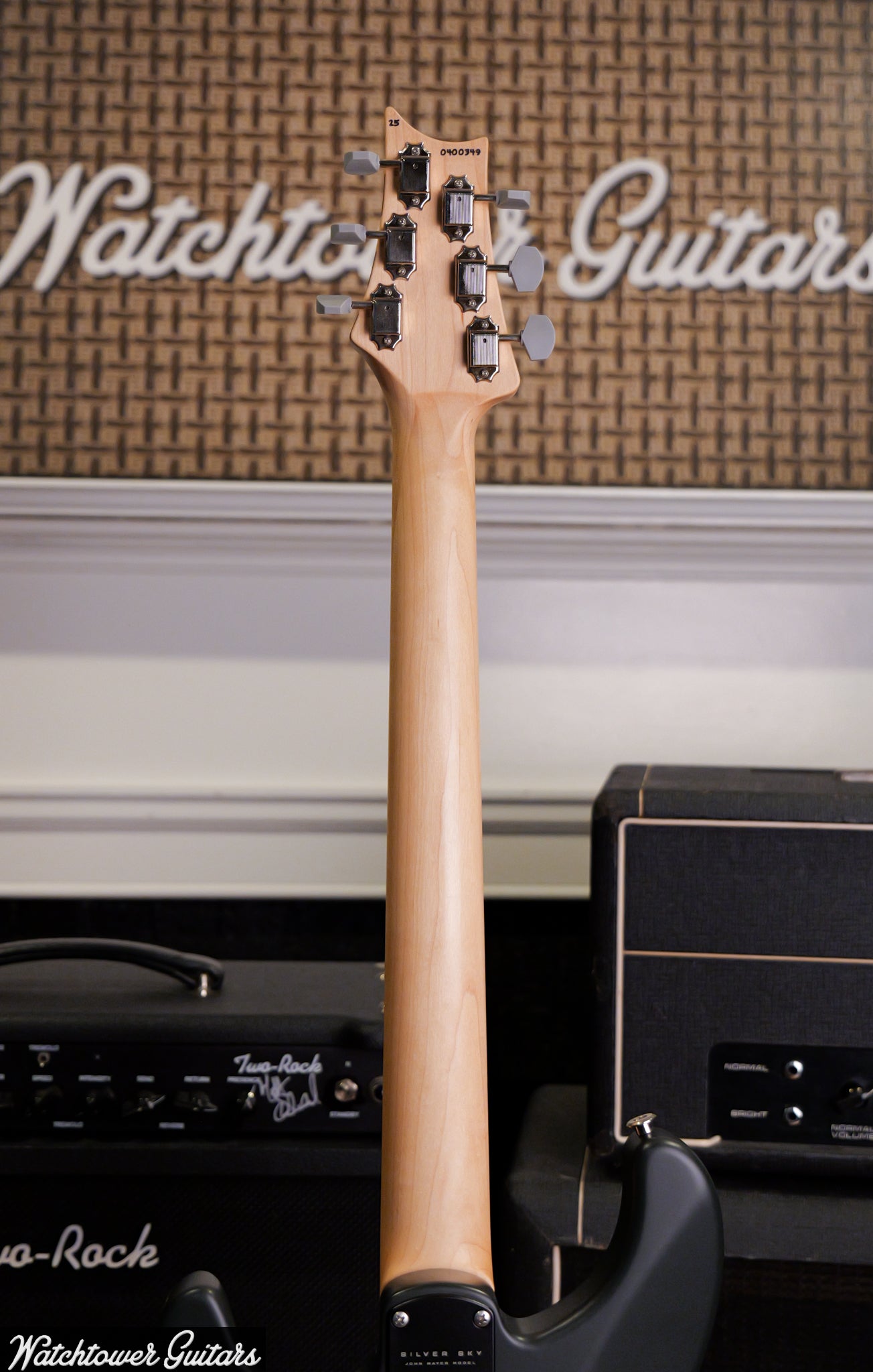 2025 Paul Reed Smith PRS Silver Sky Faded Black Tee Satin